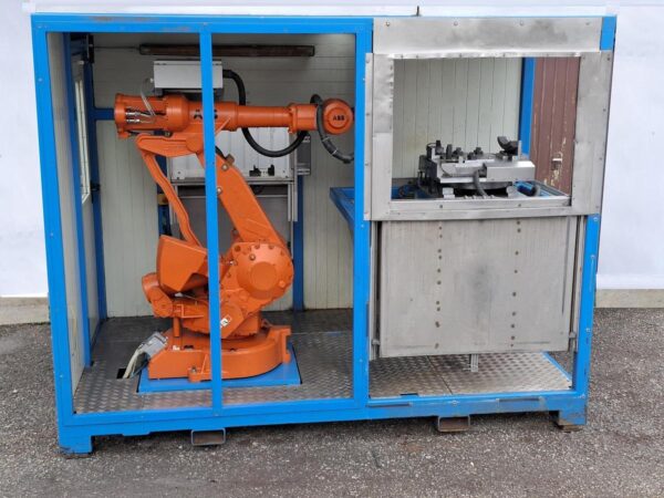 Komplette Bearbeitungszelle mit Roboter, IRB 4400/45kg, ABB, gebraucht – Bild 2